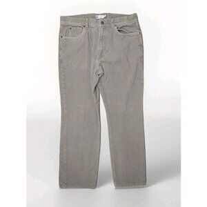 Vintage J.Crew Corduroy Pants Mens Size‎ 36x30 Gray Straight Leg Casual